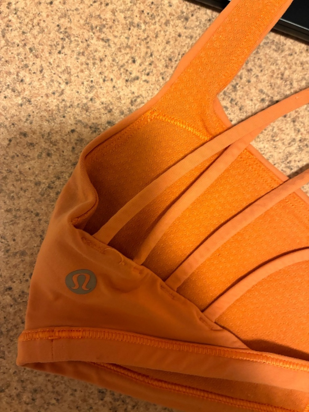 lululemon athletica Strappy Sports Bra in Bright Orange - Picture 5 of 7